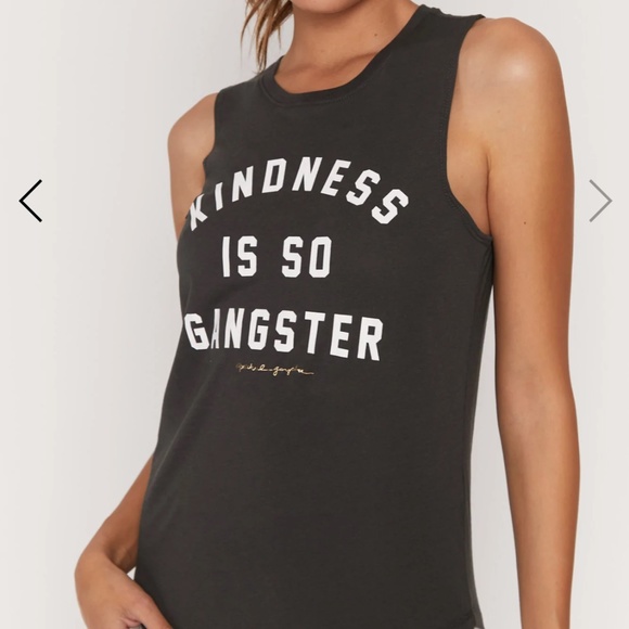 Spiritual gangster Kindness is so gangster muscle tank - Picture 5 of 9
